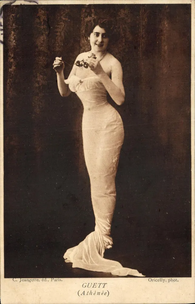 Guett (Athénée) — Tänzerin in Abendkleid — C. Jeanette, éd., Paris - Vorderseite