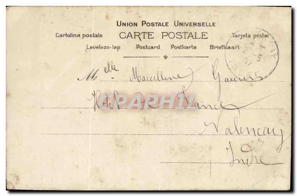 Frau Ginette — Theater Le Petit — Verleger Léauld Boryer, Nr. 1160 - Rückseite