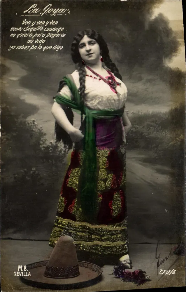La Goya — spanische Tänzerin — M.B. SEVILLA, Nr. 111/6 - Vorderseite