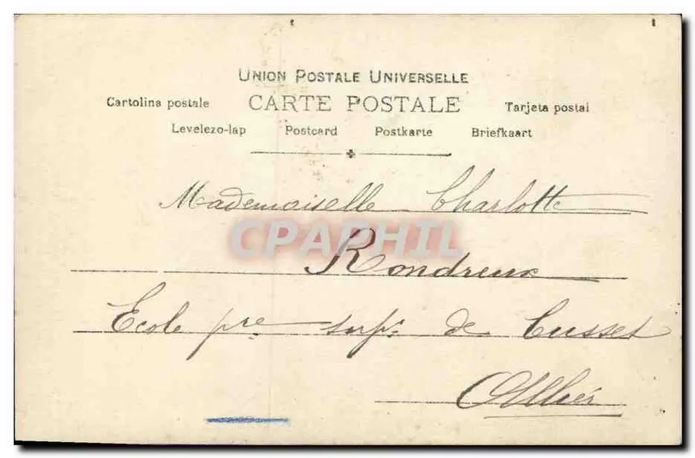 Miss Labady — Erinnerungen an Marguerite — Saul Boyer, Paris, S.I.P., Nr. 989 - Rückseite