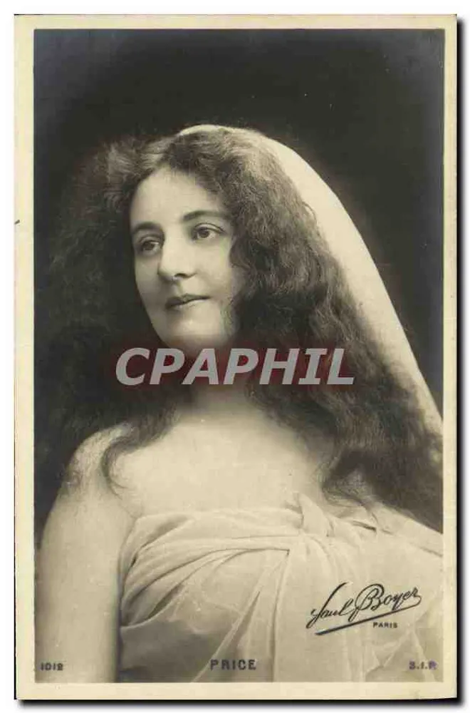 Porträt der Schauspielerin Price — Verlag Paul Boyer, Paris, S.I.R. n° 1018 - Vorderseite