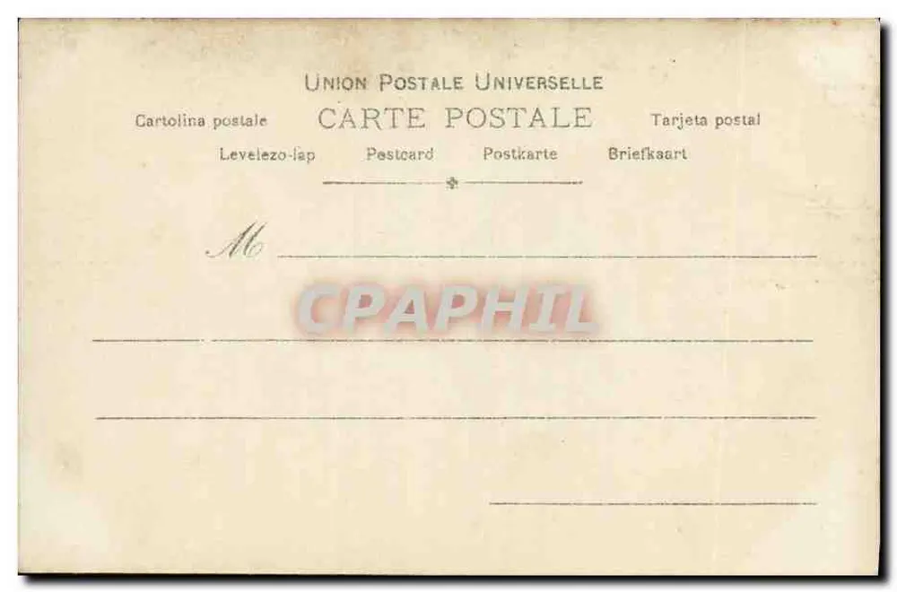 Porträt der Schauspielerin Price — Verlag Paul Boyer, Paris, S.I.R. n° 1018 - Rückseite