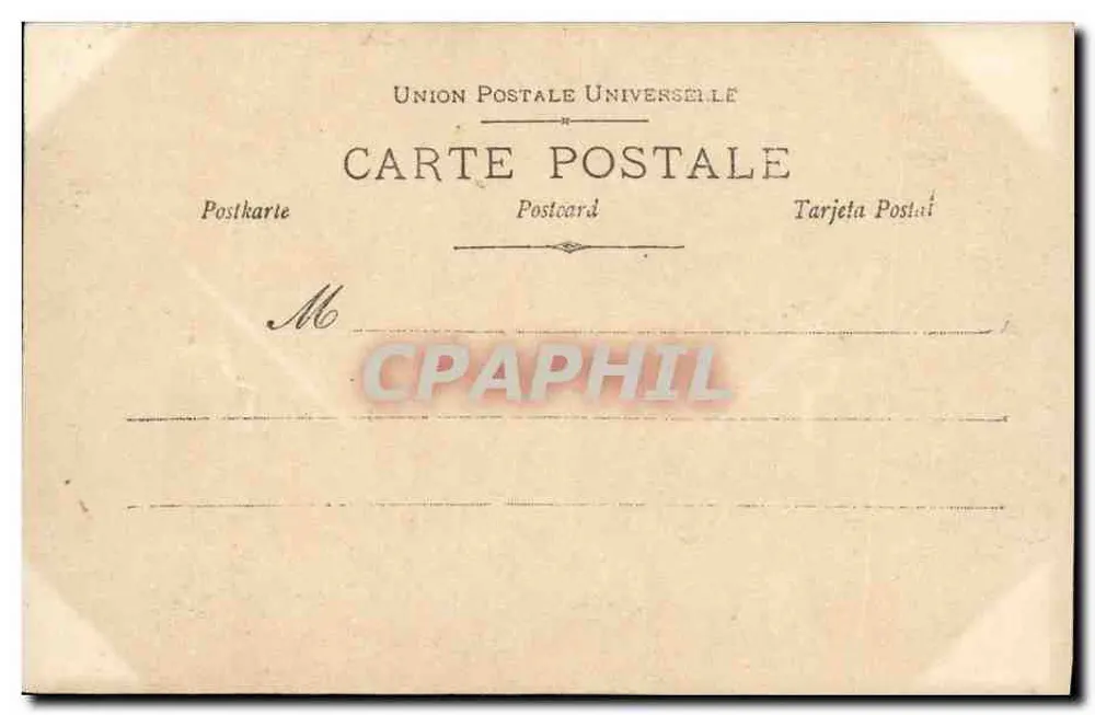 Mastio — Komische Oper — Rustlinger, Paris, n° 187/6 - Rückseite