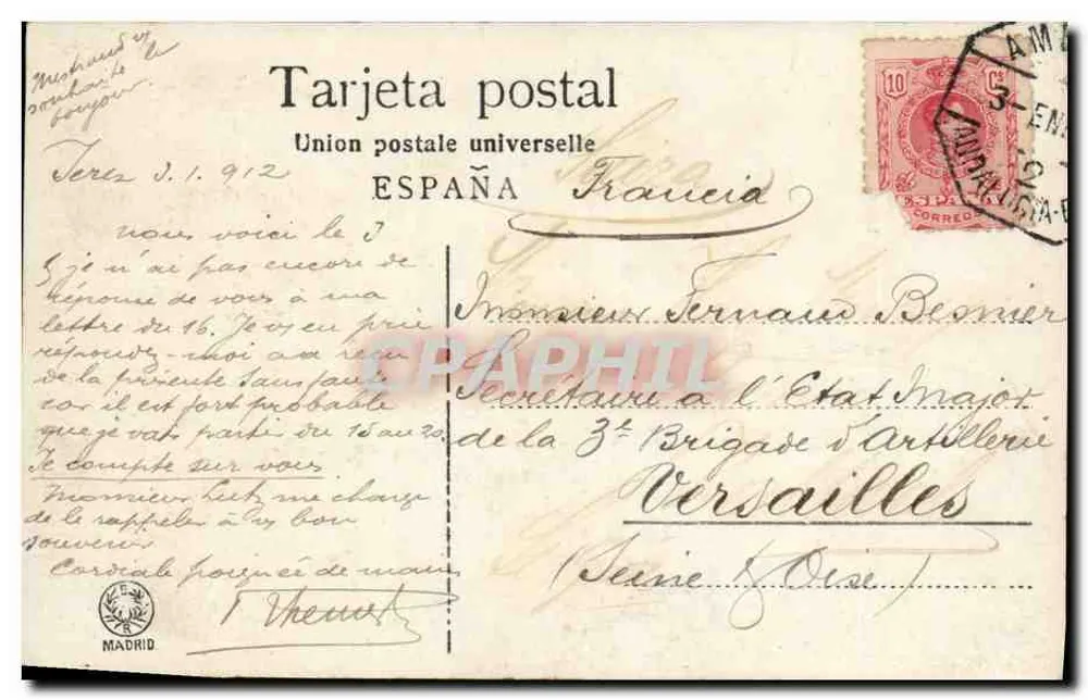 Bella Nancy — Tänzerin in Madrid — Verlag Madrid - Rückseite