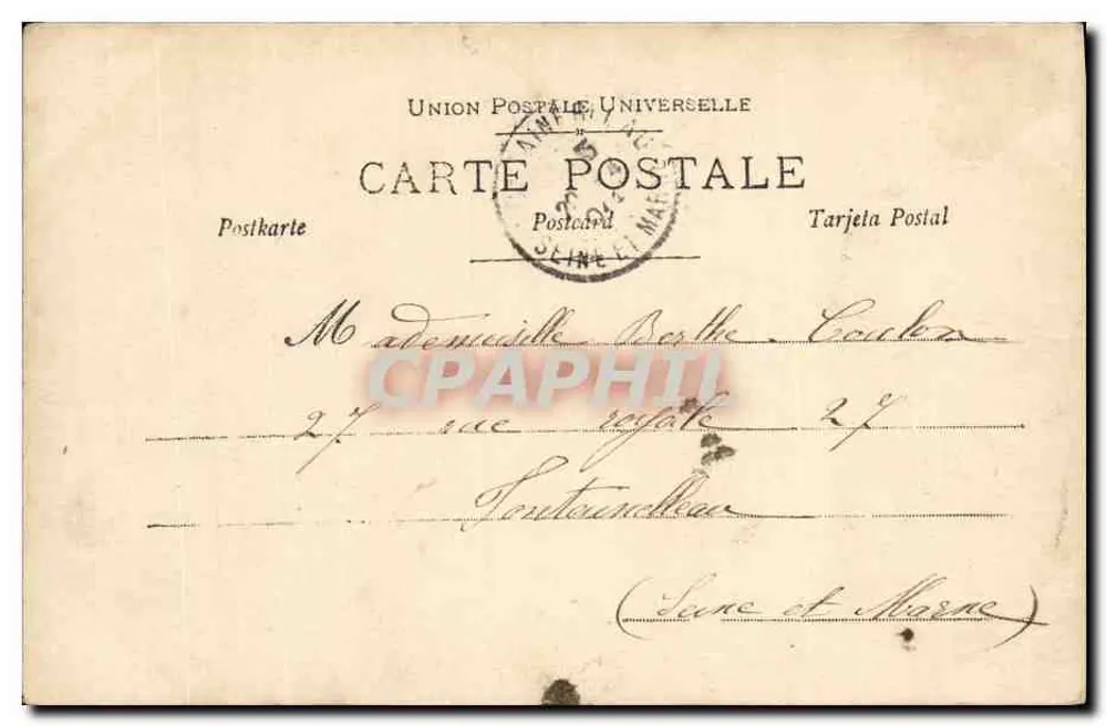 Porträt einer Frau — London — Nethersole S.I.R. Nr. 838/20 - Rückseite