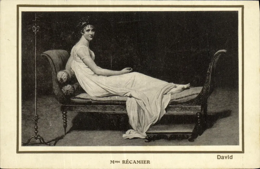 Frau RÉCAMIER — Portrait von David — Verleger - Vorderseite
