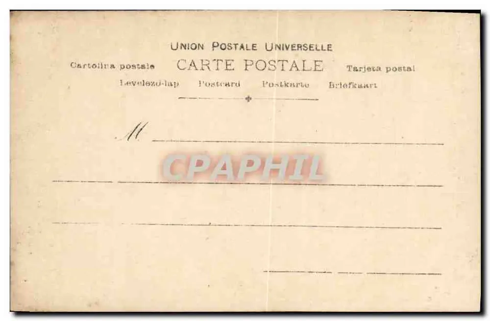 Mlle Bonot — Portrait im Busto — Saul Boyer, Paris, S.I.P., n° 985 - Rückseite