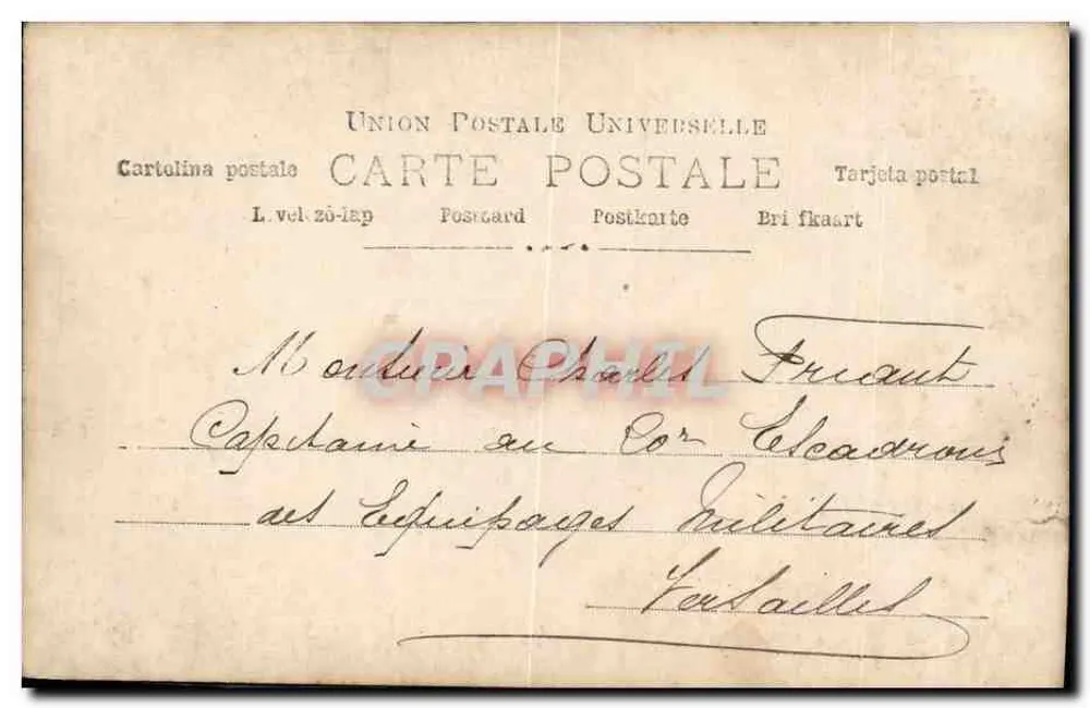 Marthe Régnier — Vaudeville — Fotograf Vaudeville - Rückseite