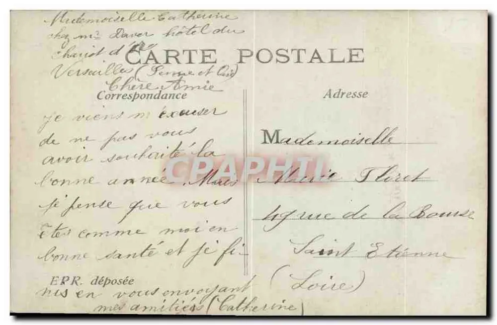 Frau mit Krone aus Eberesche — Opernhaus — EPR Ricotti Nr. 144 - Rückseite
