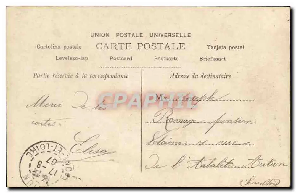 Zwei Tänzerinnen — N. D'ASTY und RITTER — Verleger Raoul Pauthe, Paris - Rückseite