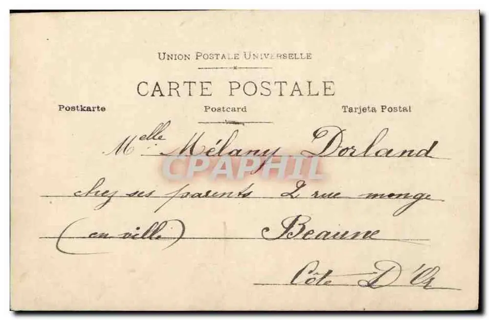 Ich liebe Dich — Athénée — Reutlinger Paris n°138/13 - Rückseite