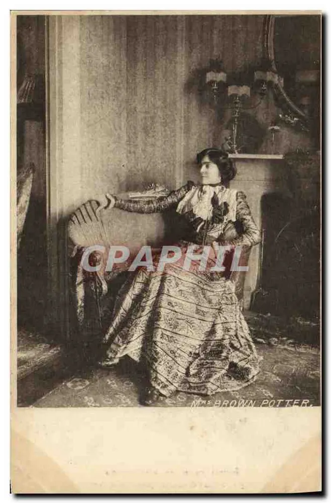 Frau Brown Potter — Innenporträt — Davidson Bros, London - Vorderseite