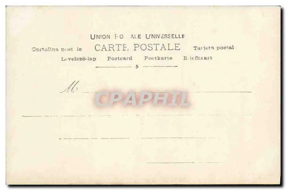 Borgère — Variétés — Reutlinger Paris n° 987 - Rückseite