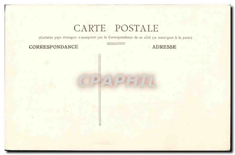 Lina CAVALIÉRI — Profilporträt — C. Jeangette, Verlag, Paris - Rückseite