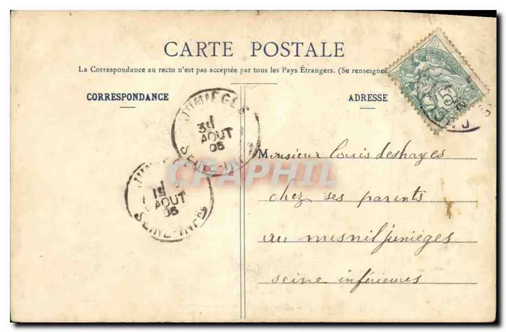 Die Blumenfee — Phototypie A. Béneret & Cie, Nancy — Seriennummer nicht sichtbar - Rückseite