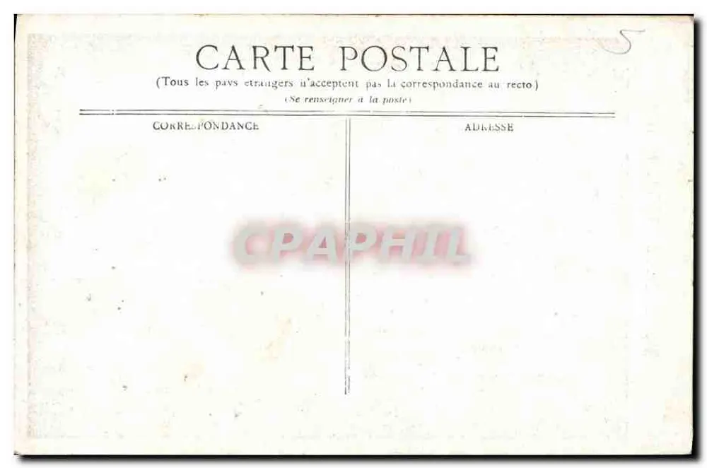 Charmante Parisinische — Frau in rosa Kleid und Schleier — veröffentlicht von C et R.S. Paris, Nr. 6 - Rückseite