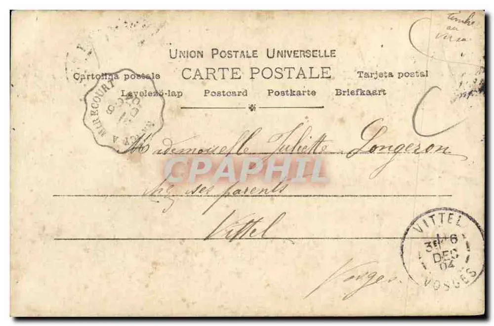 Frossard — Magurida — Kunzli Frères, Paris - Rückseite