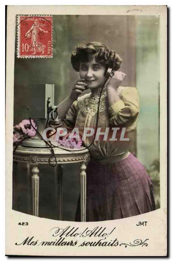 Frau am Telefon — JMT 423 — JMT - Vorderseite