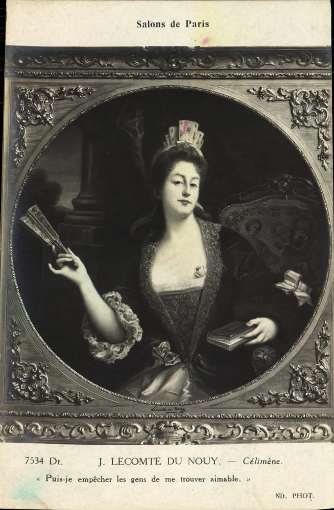 Célimène — Salons de Paris — J. Lecomte du Nouy, n° 7534 - Vorderseite