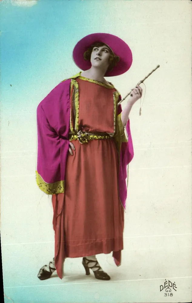 Frau im orientalischen Kleid — DÉDÉ 318 - Vorderseite