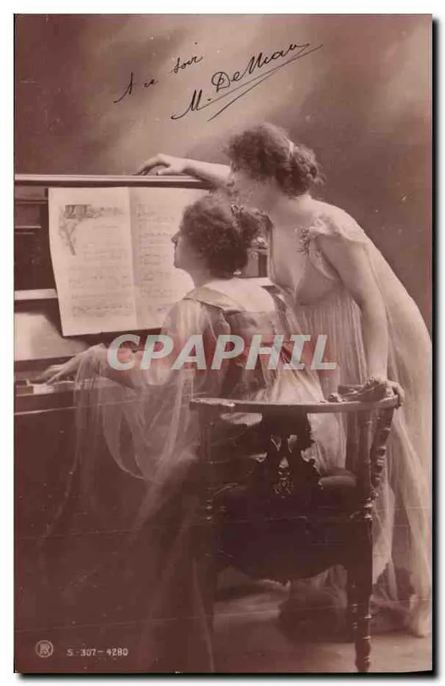 Zwei Frauen am Klavier — Musikszene — Verlag S. 307-4280 - Vorderseite