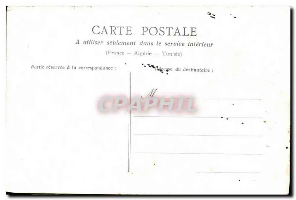 Frau allein in einem Innenraum — Gedicht 'SEULE' — P.S.C. (Paris) - Rückseite