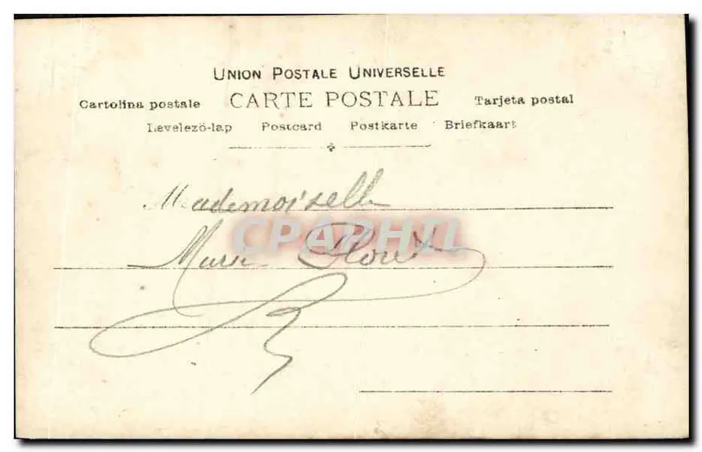 Tänzerin im Bühnenkostüm — Verleger H. Manuel, Serie 871/18 — Parisiana - Rückseite