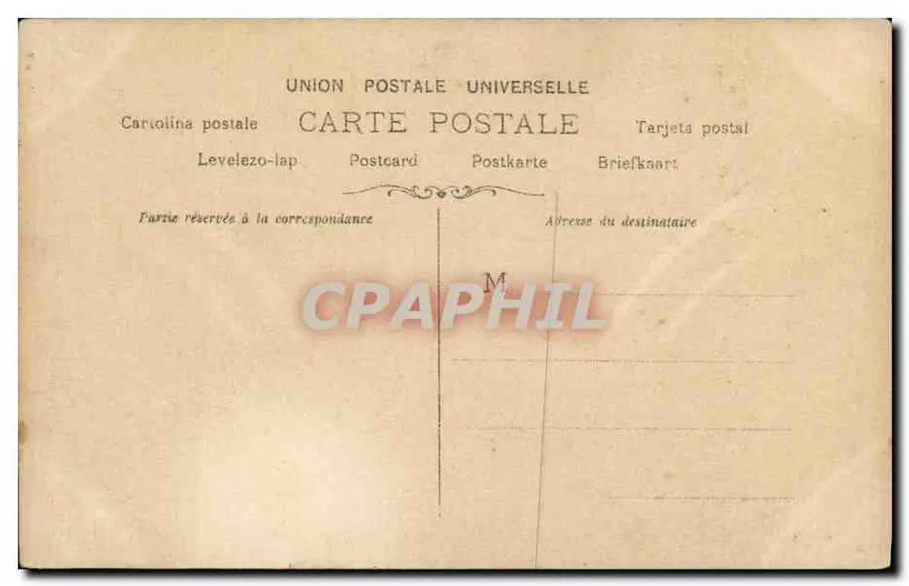 Porträt einer Frau — Profil — Fotograf Reuïlbruger, Paris - Rückseite