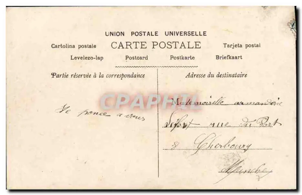 Junge Frau mit Vasen — Garten-Szene — Verlag Walery, Paris, n° 5078 - Rückseite