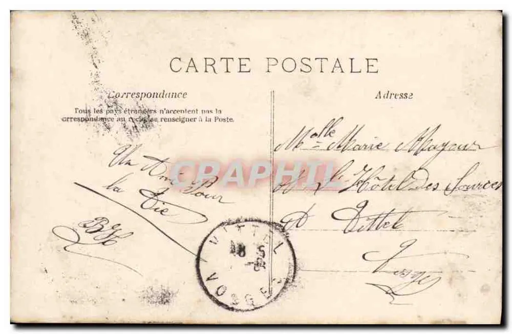 Die Schöne Oziria — Paul Darby, Paris — Nr. 1600 - Rückseite