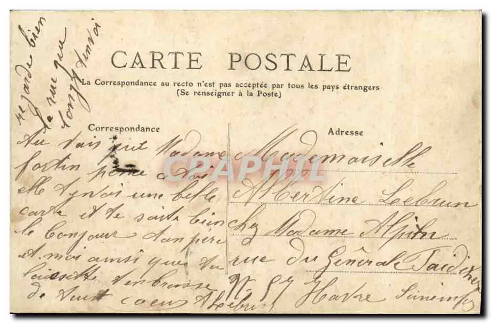 Fabrique de Bisouits MOLLIER — éditeur MOLLIER CAEN - Verso