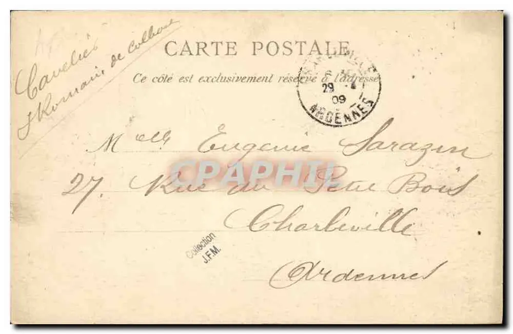 Die Dime-Wirtschaft der Abtei Ardennes — Umgebung von Caen — Verlag La Normandie, Nr. 2754 - Rückseite