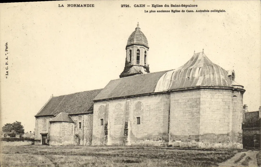Caen — Igreja do Santo Sepulcro — A mais antiga igreja de Caen. Antigamente colegiada. — CPAPHIL Paris, n° 2721 - Frente