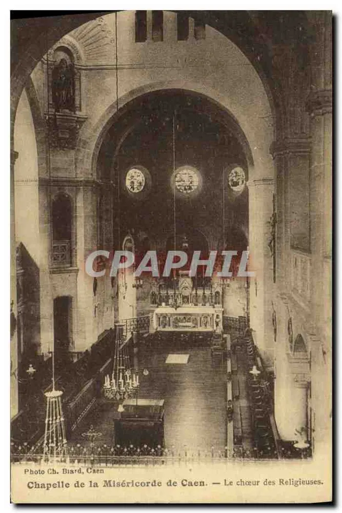 Kapelle der Miséricorde in Caen — Der Chor der Nonnen — Photo Ch. Biard, Caen - Vorderseite