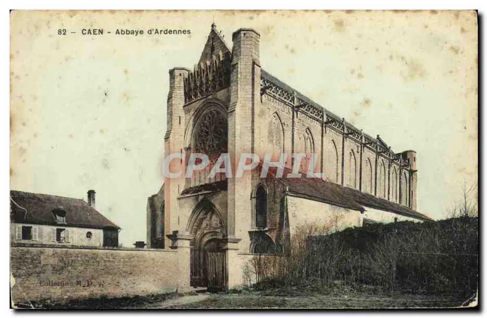 Abadia de Ardennes — Caen — Coleção M. D. 13 - Frente