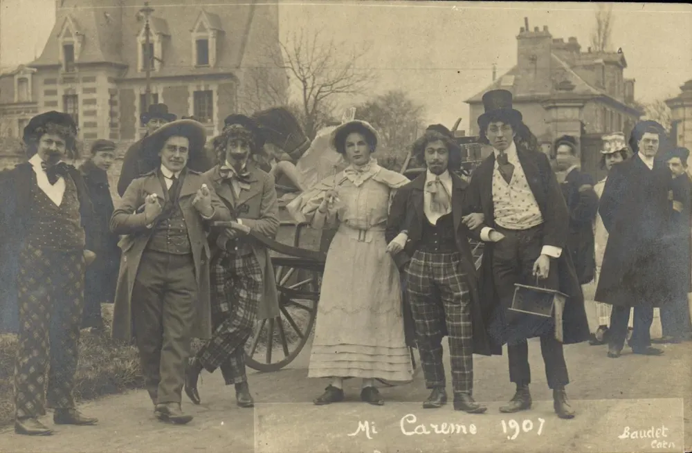Mi Careme 1907 — Carnaval — Baudet Cahn - Anverso