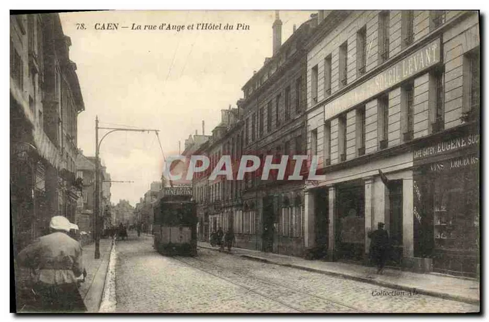 CAEN — Die Straße d'Auge und das Hotel du Pin — Sammlung AB - Vorderseite