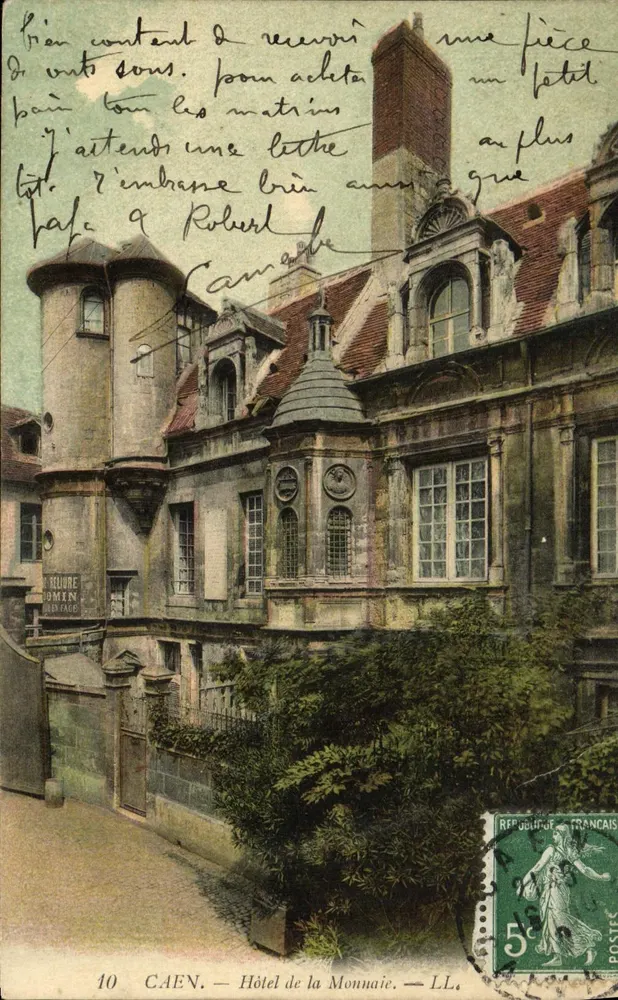 Caen — Hotel de la Monnaie — LL. - Voorkant