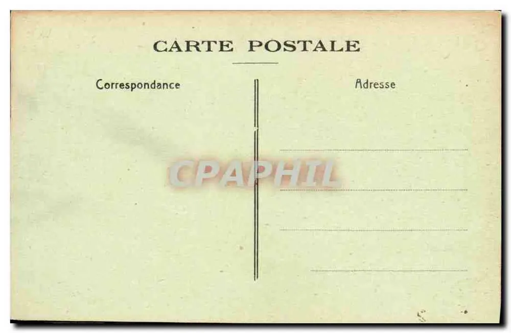 CAEN Überschwemmt — 31. Dezember 1925 - 1. Januar 1926 — Rue de Strasbourg — Verlag P. Surelle, rue Hamon - Caen - Rückseite