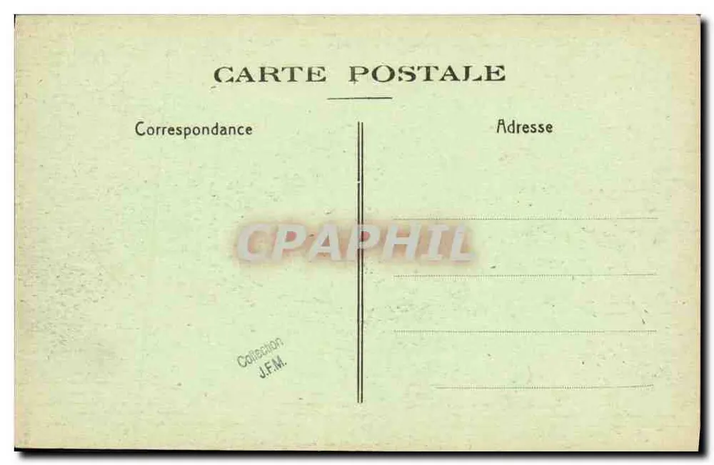CAEN — Überschwemmungen, 31. Dezember 1925 / 1. Januar 1926 — Der Neue Staudamm — Fot. Delassalle et Coron - Rückseite