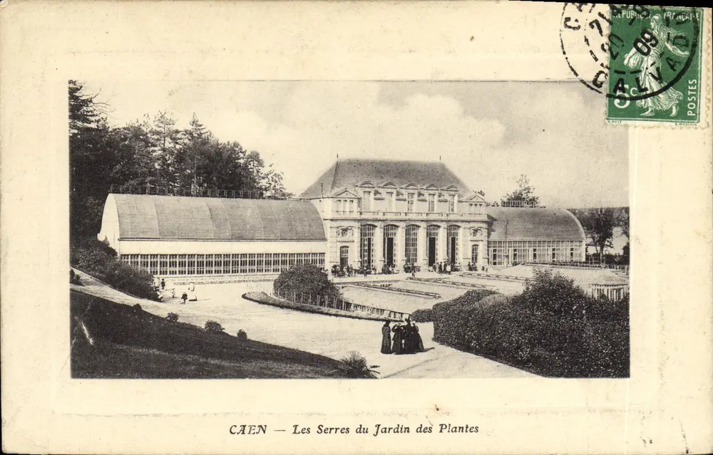 CAEN — Die Gewächshäuser des Jardin des Plantes — Verlag nicht sichtbar - Vorderseite