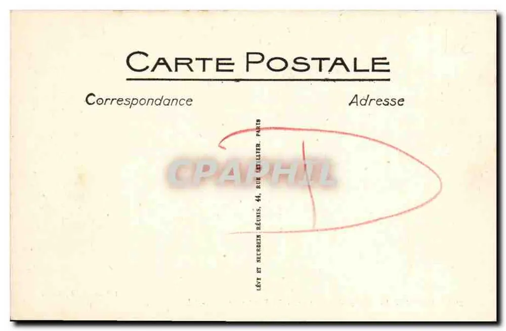 Caen - Der Botanische Garten - Der rustikale Brücke — Libois, Verlag, Caen - Rückseite