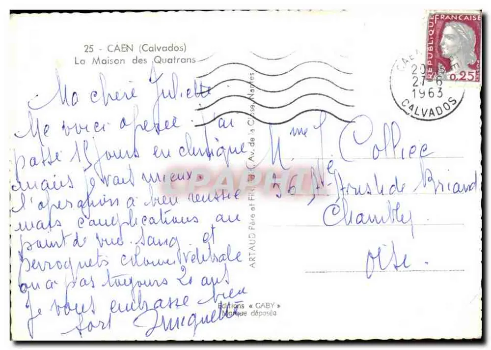 La Maison des Quatrans — Caen (Calvados) — Éditions Gaby - Verso