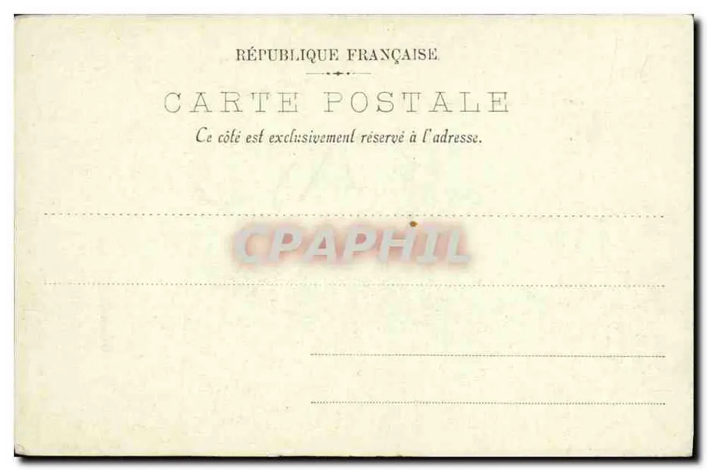 Caen — Velhas Casas — LL. - Verso