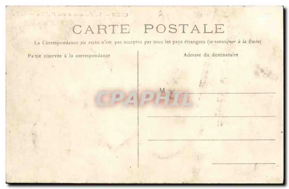 Caen — O Monumento dos Móveis — L. D. - Verso