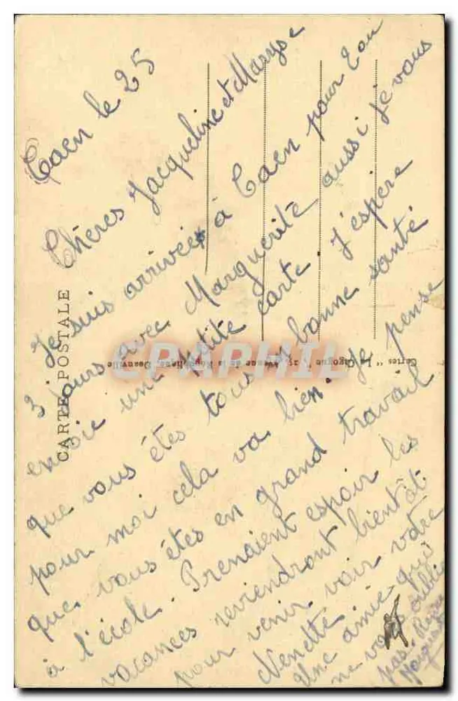 Caen — A Estátua de Luís XIV — editor não identificado, n° 92 - Verso