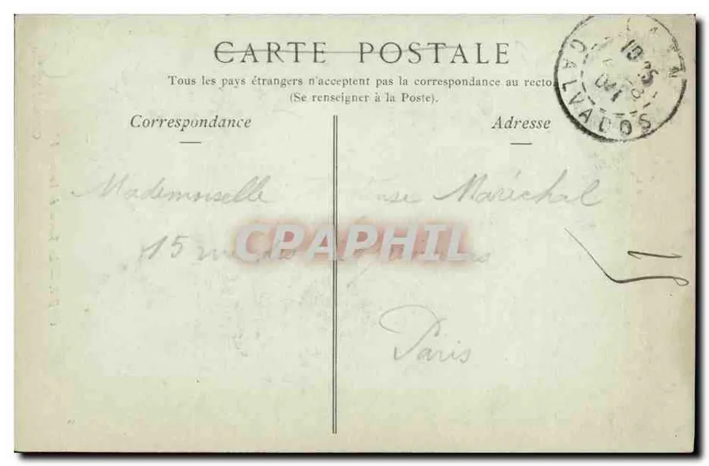 CAEN — A Estátua de Luís XIV — Coleções ND Fot n°66 - Verso