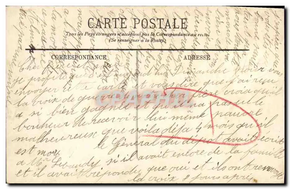 Caen — O Monumento a Demolombe — L.L. - Verso