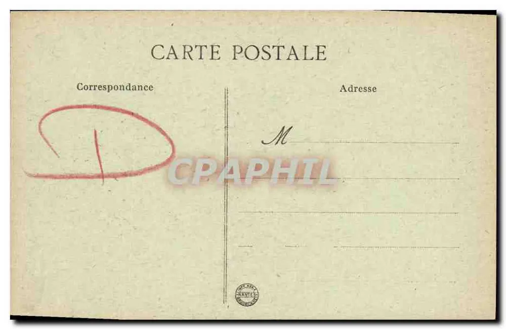 Caen - Estátua de Luís XIV — Coleção I. A., fot. - Verso