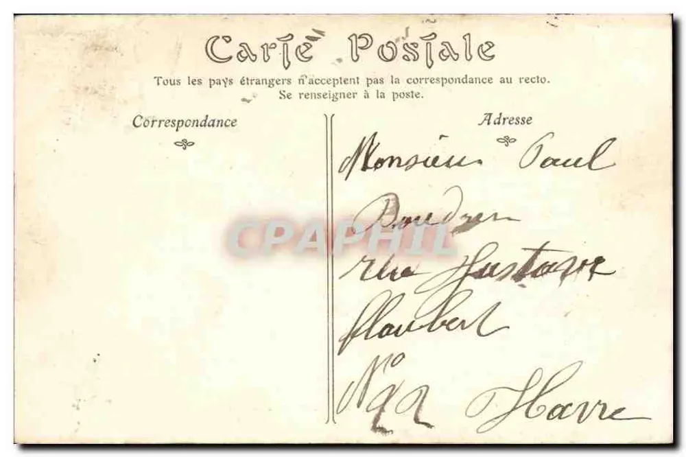 Caen — Der Boulevard Saint-Pierre, die Fontaine des Trois-Grâces — ND Phôt - Rückseite